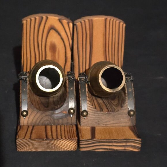 Vintage Made in Japan Mortar Cannon Bookends - Picture 4 of 7